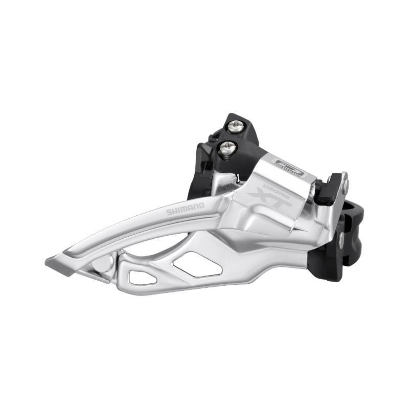 Desviador delantero SHIMANO Deore XT FD-M785 para 2 velocidades / Montaje de abrazadera / Top Swing / Para transmisión 2x10 - Raudor ¡Rompe tu propio récord!
